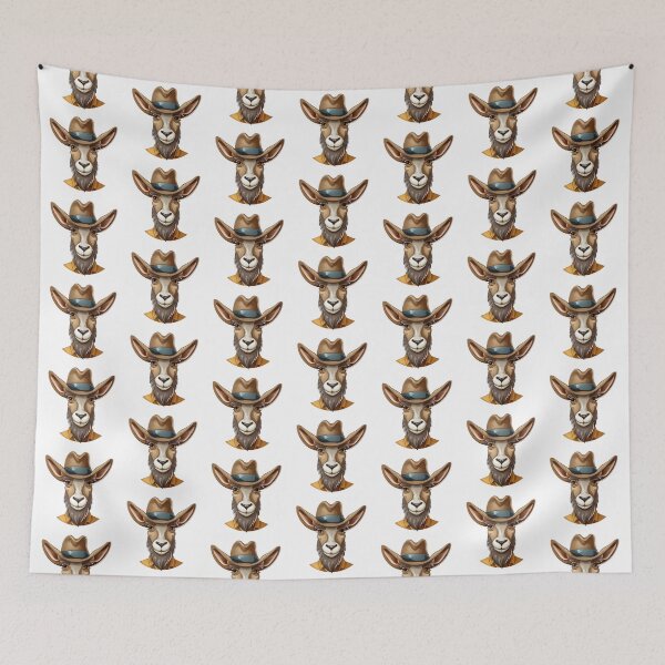Item preview, Hatted Goat Portrait designed and sold by New-School-Wave.