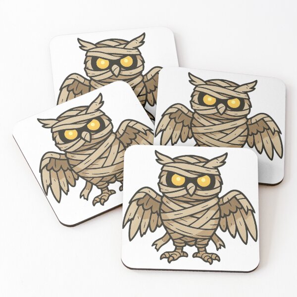 Item preview, Mummy Owl with Glowing Eyes – Creepy Halloween Animal designed and sold by Confuzz1ed.