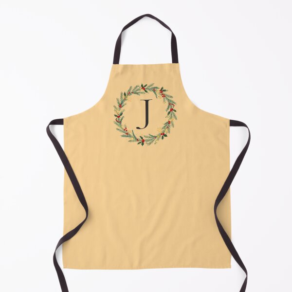 Item preview, Christmas Monogram Letter J Ornament Wreath – Holiday Initial Gift 2025 designed and sold by Punnyverse.