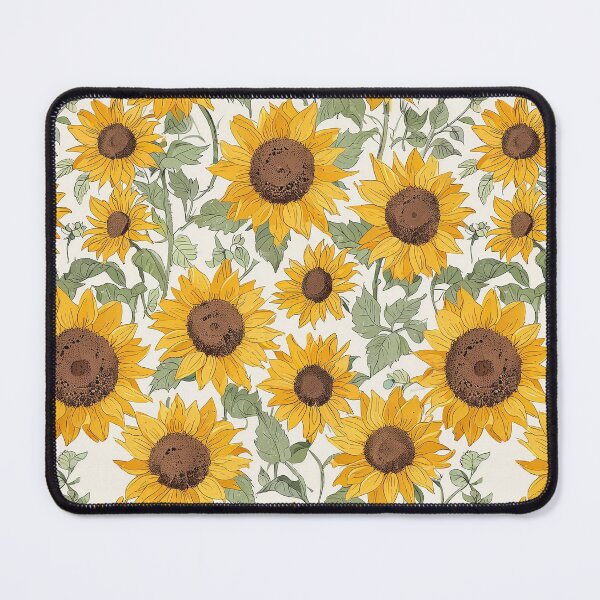 Item preview, Bright Yellow Sunflower Pattern designed and sold by CoolPixels.