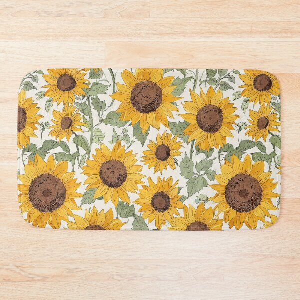 Item preview, Bright Yellow Sunflower Pattern designed and sold by CoolPixels.