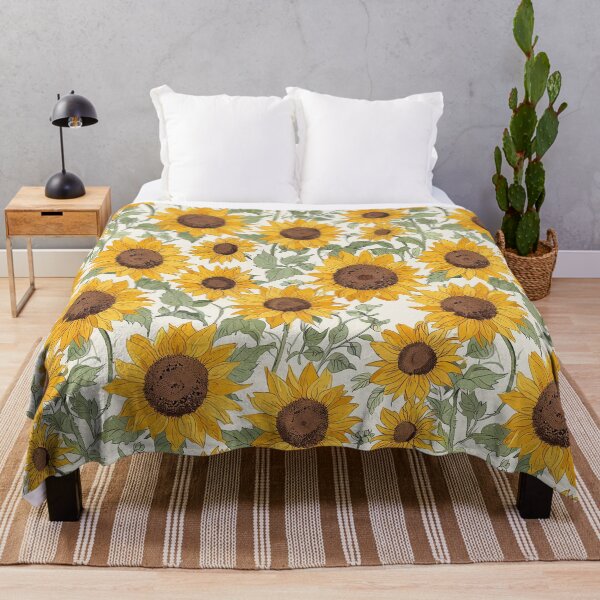 Item preview, Patrón de girasol amarillo brillante designed and sold by CoolPixels.
