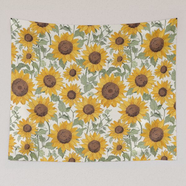 Item preview, Bright Yellow Sunflower Pattern designed and sold by CoolPixels.