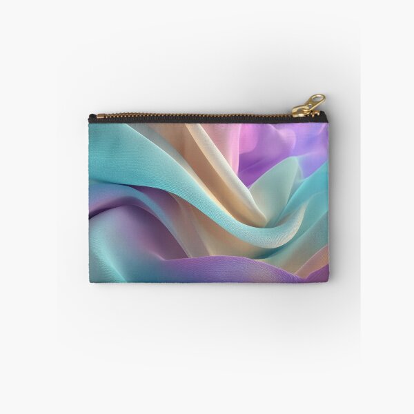 Item preview, Abstract Fabric Texture in Pastel Tones with Smooth Flowing Waves designed and sold by Jirka Svetlik, Studio Illuvision.