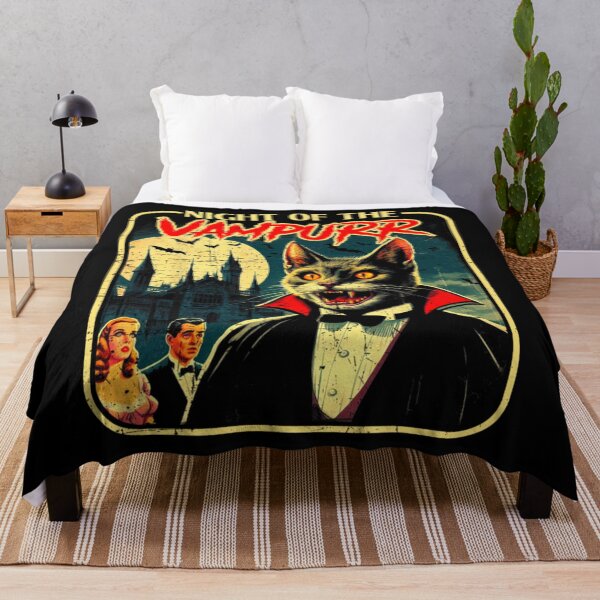 Item preview, Night Of The Vampurr For Men Cat Japanese Horror Anime designed and sold by yana-lbot.