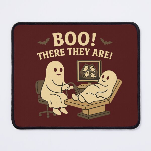 Item preview, Ghost Gynecologist Ultrasound Halloween Pun Design designed and sold by Meandmyshop.