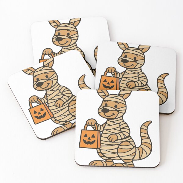 Item preview, Mummy Kangaroo with Trick-or-Treat Bag – Cute Halloween Costume designed and sold by Confuzz1ed.