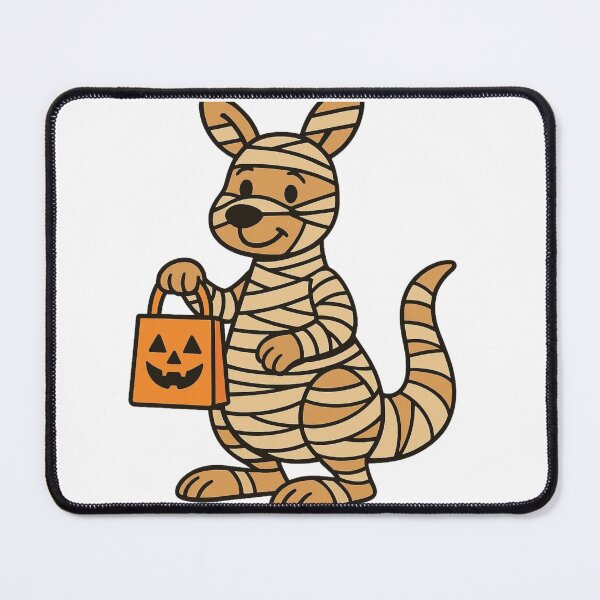 Item preview, Mummy Kangaroo with Trick-or-Treat Bag – Cute Halloween Costume designed and sold by Confuzz1ed.