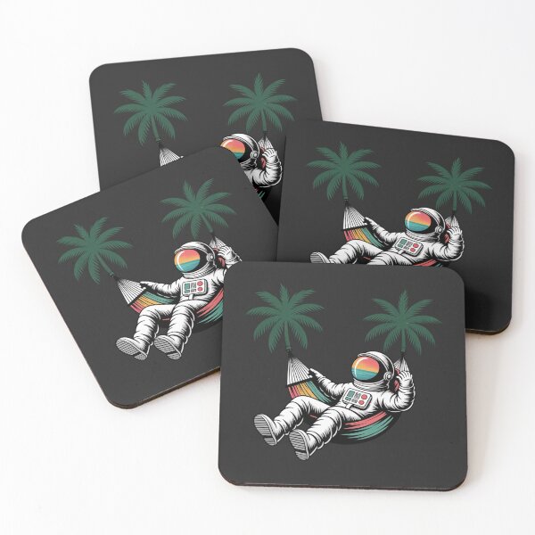 Item preview, Hammock Astronaut – Relaxed Tropical Space Explorer Design designed and sold by ColorSplash123.