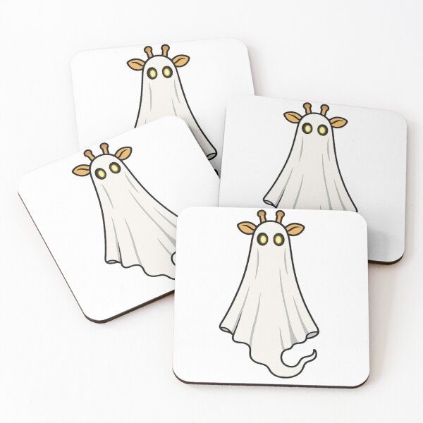 Item preview, Ghostly Giraffe with Glowing Eyes – Funny Halloween Animal designed and sold by Confuzz1ed.