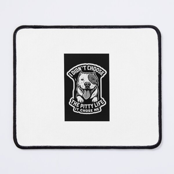 Item preview, I Didn’t Choose the Pitty Life – It Chose Me Pit Bull Sticker & Apparel designed and sold by FreedomGarage.