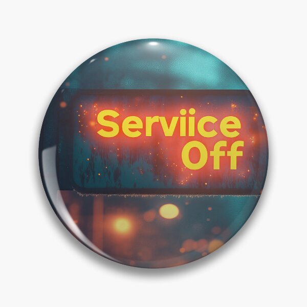 Item preview, Neon "Service Off" Sign designed and sold by Nytheris.