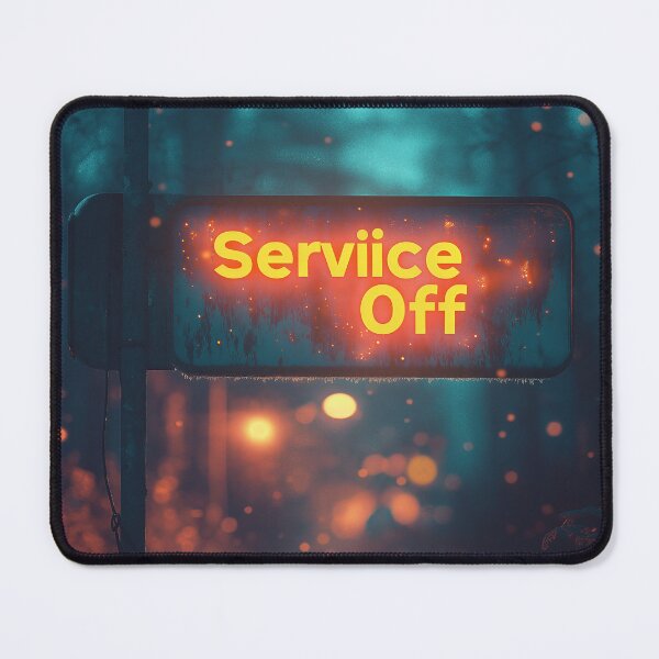 Item preview, Neon "Service Off" Sign designed and sold by Nytheris.