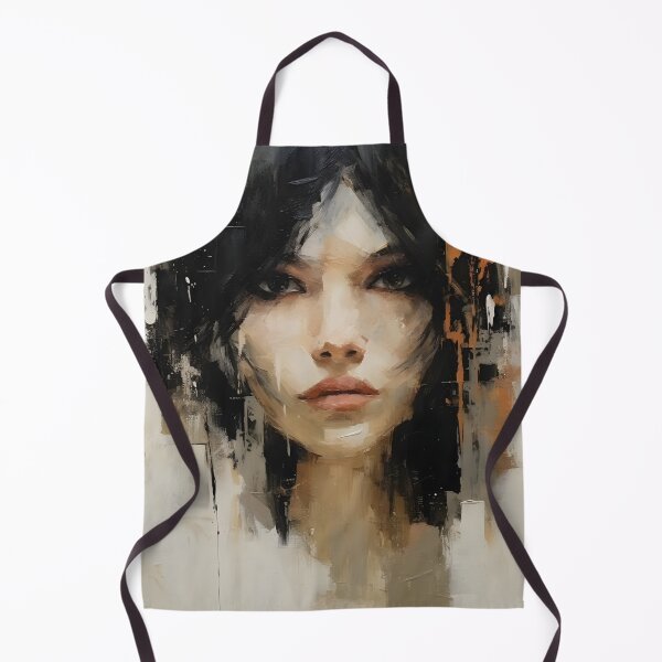Item preview, Asian Woman Portrait, Japanese Woman Vintage Art Print, Asian Lady Oil Painting, Antique Wall Decor, Modern Portrait Painting Wall Art designed and sold by SavageVision.