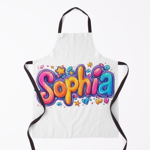 Item preview, Sophia – Colorful 3D Name Lettering Design designed and sold by AlexLineArt.