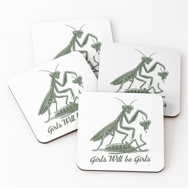 Item preview, Girl Will Be Girls Praying Mantis designed and sold by Tae-bois.