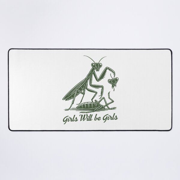 Item preview, Girl Will Be Girls Praying Mantis designed and sold by Tae-bois.