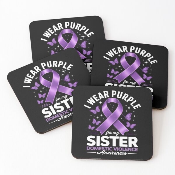 Item preview, I Wear Purple for My Sister Domestic Violence Awareness designed and sold by KingsLife1994.