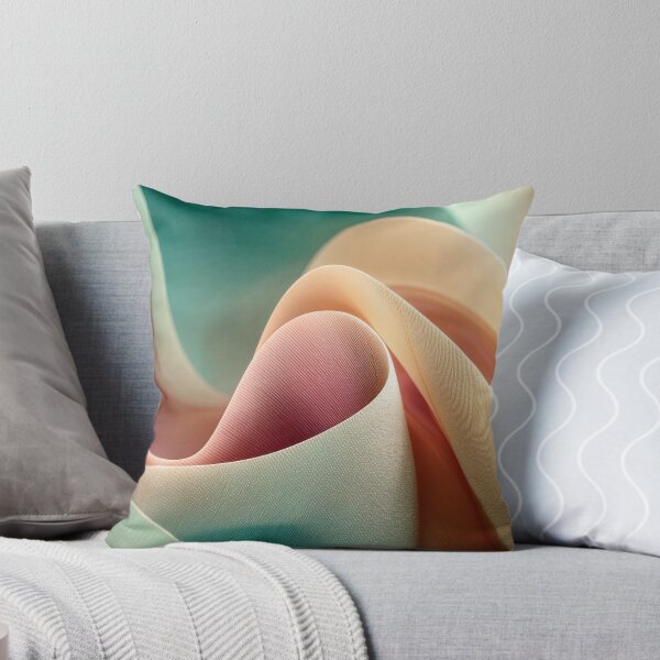Item preview, Abstract Drapery with Pastel Gradient Flow and Fabric Texture designed and sold by Jirka Svetlik, Studio Illuvision.