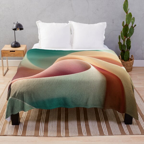 Item preview, Abstract Drapery with Pastel Gradient Flow and Fabric Texture designed and sold by Jirka Svetlik, Studio Illuvision.