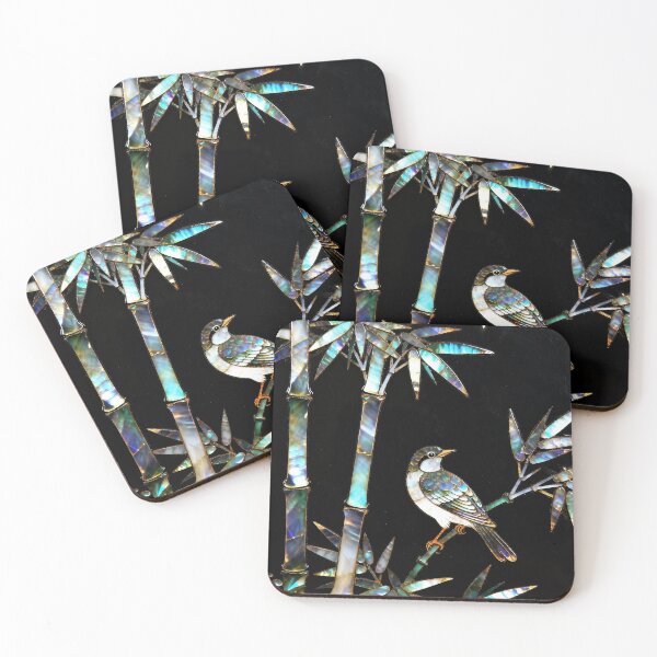 Item preview, Iridescent Songbird on Shimmering Bamboo designed and sold by zzz888.
