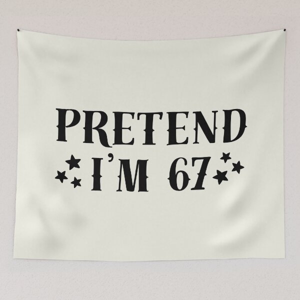 Item preview, Pretend I'm 6 7 six seven Meme Halloween Lazy Costume Funny Spooky Season designed and sold by SunfullyYours.
