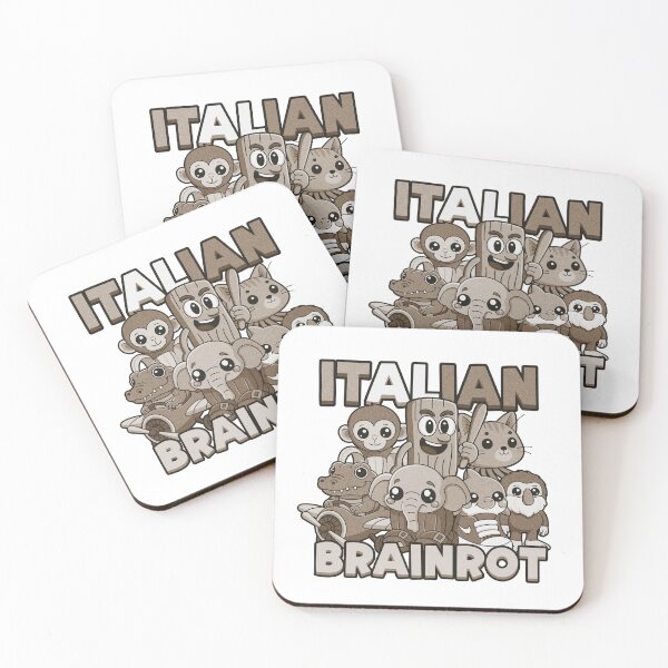 Item preview, Italian Brainrot Cute Vintage Characters designed and sold by Kubala Designs.