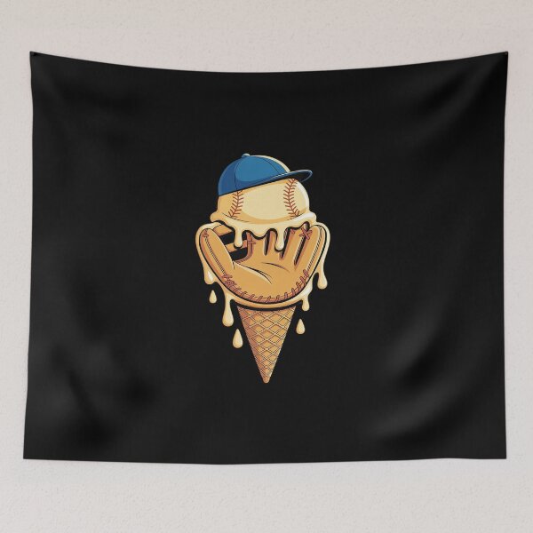 Item preview, Ice Cream Baseball Drip designed and sold by KingsLife1994.