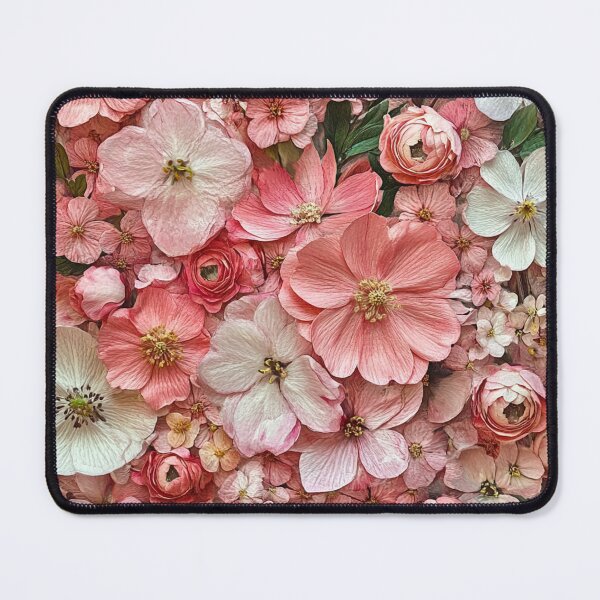 Item preview, Pink and white flowers aesthetic cottage core  designed and sold by cocomelon168.