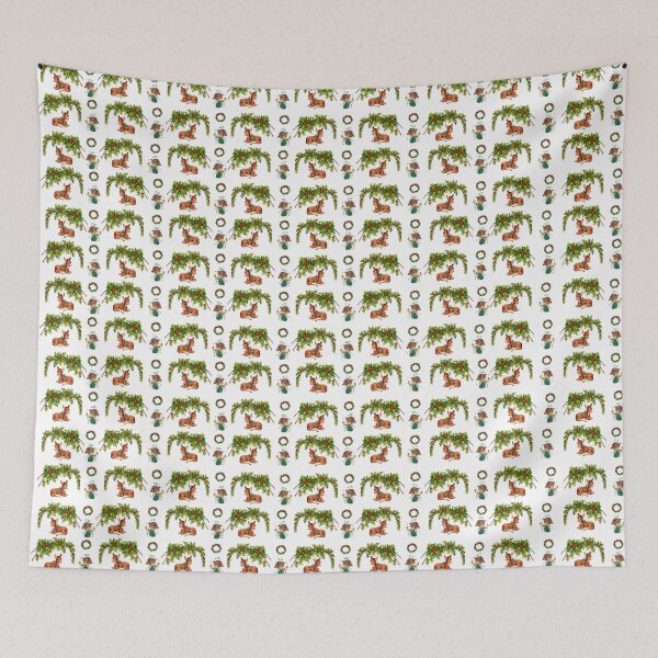 Item preview, Reindeer Christmas Comforter designed and sold by LarkaArt.