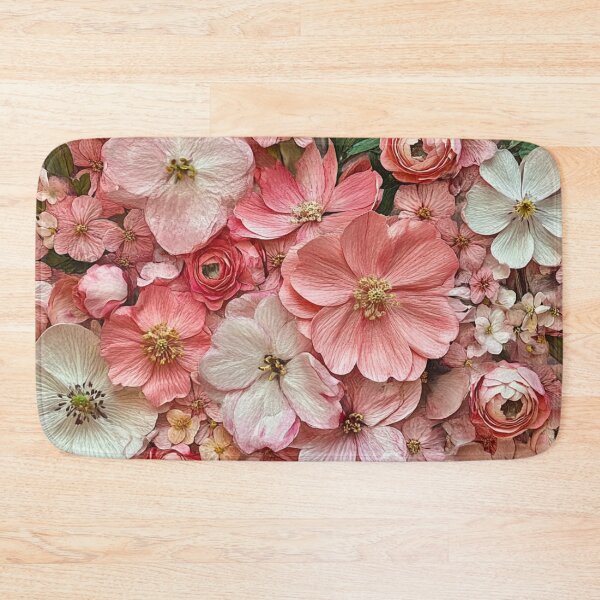 Item preview, Pink and white flowers aesthetic cottage core  designed and sold by cocomelon168.