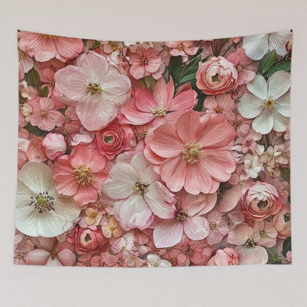 Item preview, Pink and white flowers aesthetic cottage core  designed and sold by cocomelon168.