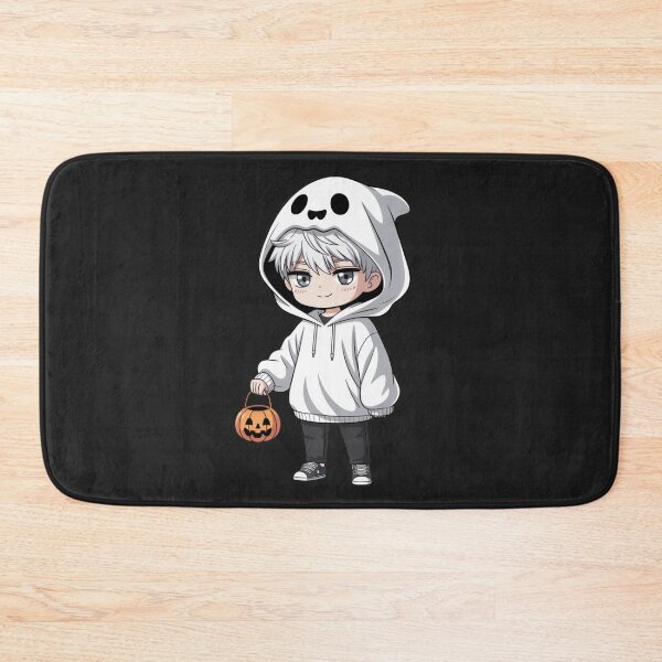 Item preview, Chibi Ghost Hoodie – Cute Halloween Anime Boy Design designed and sold by ColorSplash123.