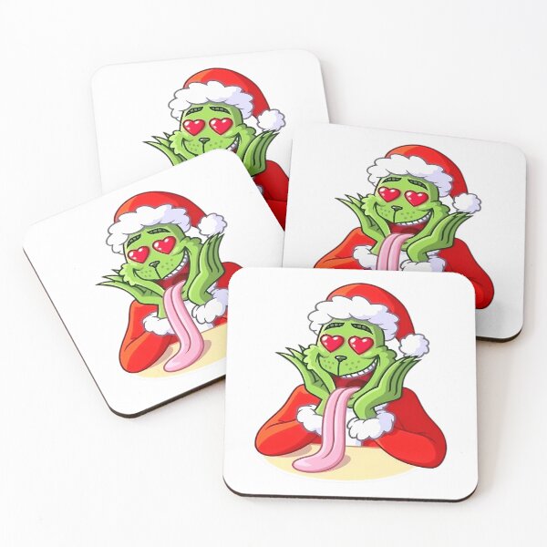 Item preview, Cartoon Green Christmas Mischief Retro designed and sold by ExcitingWright.