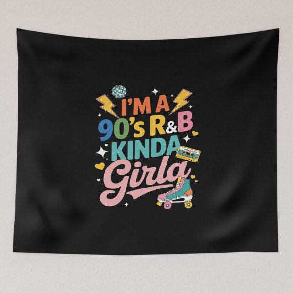 Item preview, I'm A 90s R&B Kinda Girl Funny 90s RnB Fan Music Festival designed and sold by KingsLife1994.