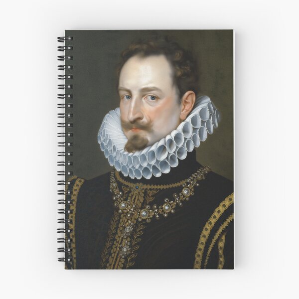 Item preview, Vintage Renaissance era painting of Royal Gentleman in Ruff collar designed and sold by Vintage Designs +.