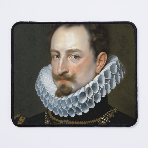 Item preview, Vintage Renaissance era painting of Royal Gentleman in Ruff collar designed and sold by Vintage Designs +.