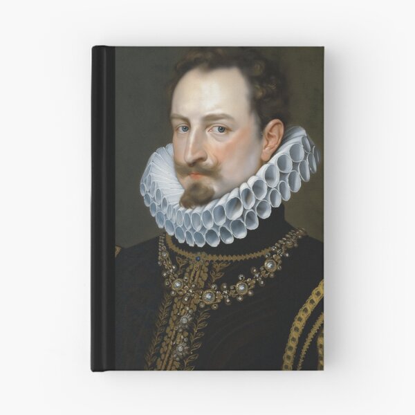 Item preview, Vintage Renaissance era painting of Royal Gentleman in Ruff collar designed and sold by Vintage Designs +.