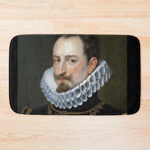 Item preview, Vintage Renaissance era painting of Royal Gentleman in Ruff collar designed and sold by Vintage Designs +.
