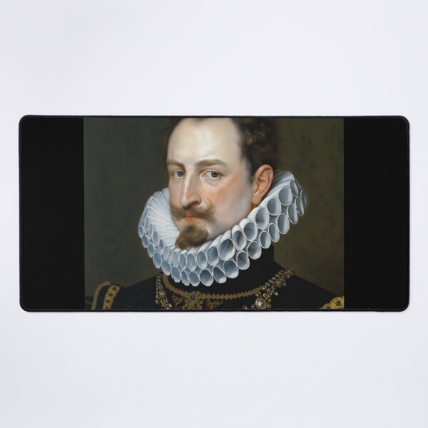 Item preview, Vintage Renaissance era painting of Royal Gentleman in Ruff collar designed and sold by Vintage Designs +.