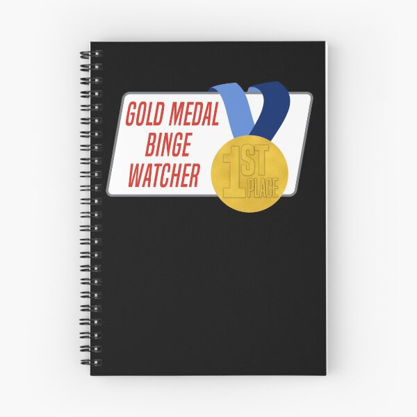 Item preview, Binge Watcher Gold Medal Funny Family Award Gift designed and sold by saltedcottonco.