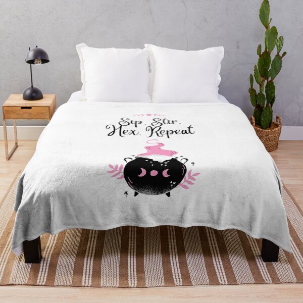Item preview, Sip, Stir, Hex, Repeat | Witchy Designs | Witchcraft | Unique Design designed and sold by LarkaArt.
