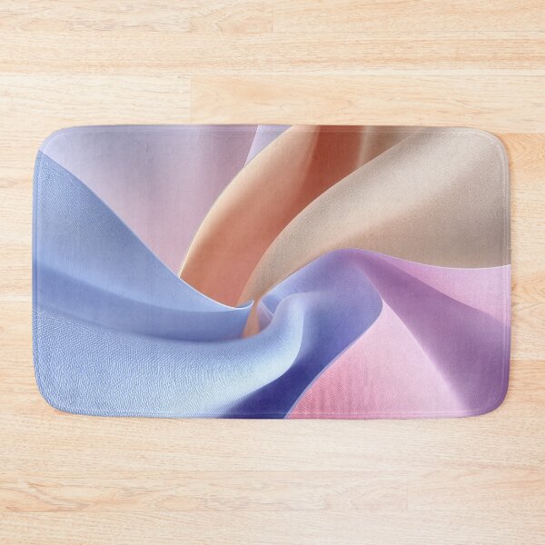 Item preview, Abstract Pastel Fabric Flow with Gentle Curves and Textures designed and sold by Jirka Svetlik, Studio Illuvision.