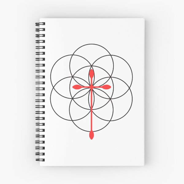 Item preview, Flower of Life x Cross (red) designed and sold by Art for the Lord.