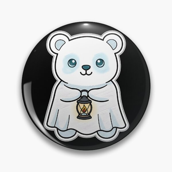 Item preview, Cute Bear Halloween Ghost Costume Lantern Spooky Art designed and sold by ArtDesignTp.