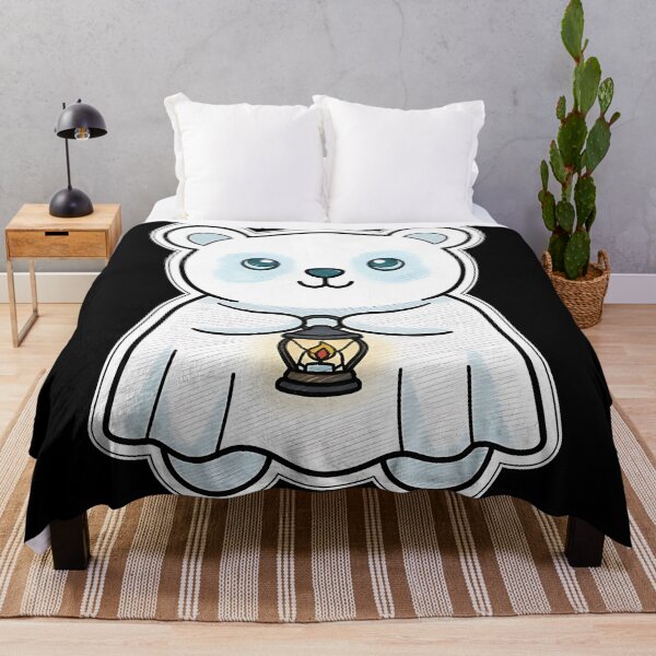 Item preview, Cute Bear Halloween Ghost Costume Lantern Spooky Art designed and sold by ArtDesignTp.