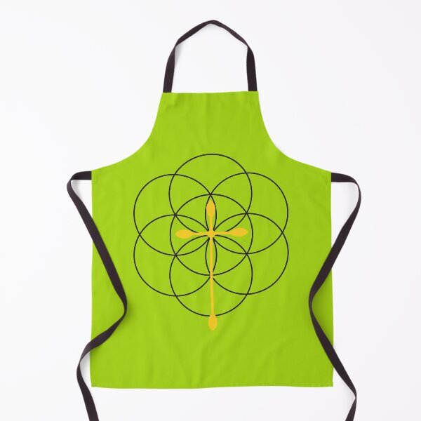 Item preview, Flower of Life x Cross (yellow) designed and sold by Art for the Lord.
