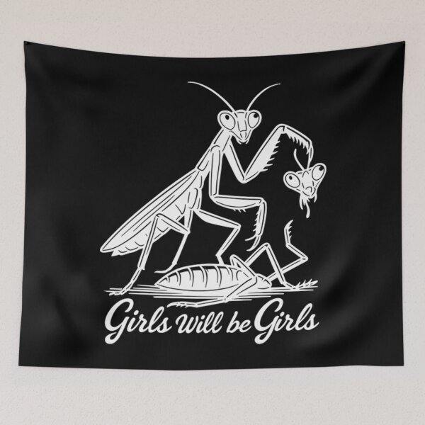 Item preview, Girl Will Be Girls Praying Mantis designed and sold by Tae-bois.