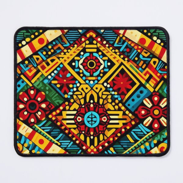 Item preview, African Ankara Print Throw Pillow – Bold Tribal Ethnic Pattern designed and sold by Kayshies8120.