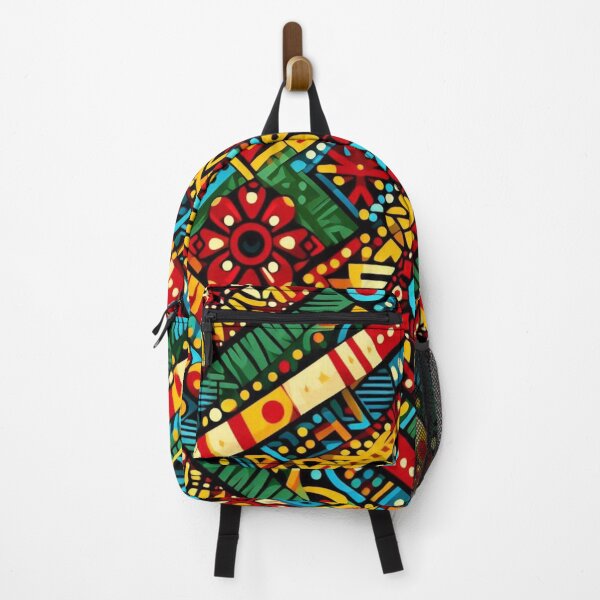 Item preview, African Ankara Print Throw Pillow – Bold Tribal Ethnic Pattern designed and sold by Kayshies8120.